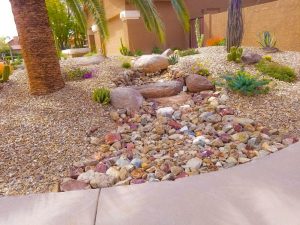 Front Yard Dry Water Feature